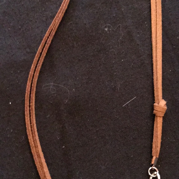 36” necklace on suede with fun charms - Picture 3 of 3